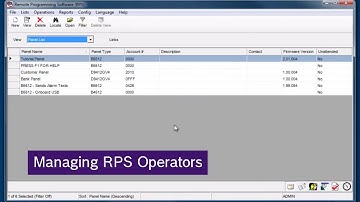 RPS: Managing RPS Operators