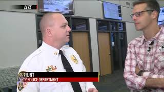 Lisa and Tim learn about St. Charles Emergency Operations