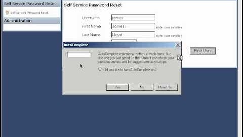 Active Directory Self Service Password Reset phpadadmin v0.5