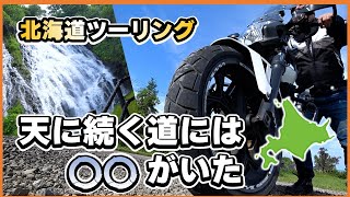 北海道出発前に見る！天に続く道には魔物がいた。初の立ちごけ