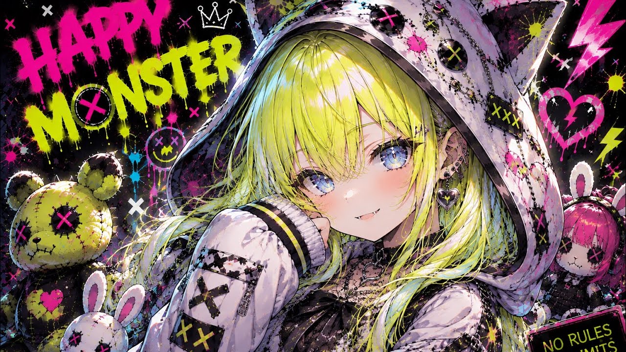 オリジナル曲】HAPPY MONSTER！👾💚｜嫌な日なんて吹き飛ばせ！中毒性