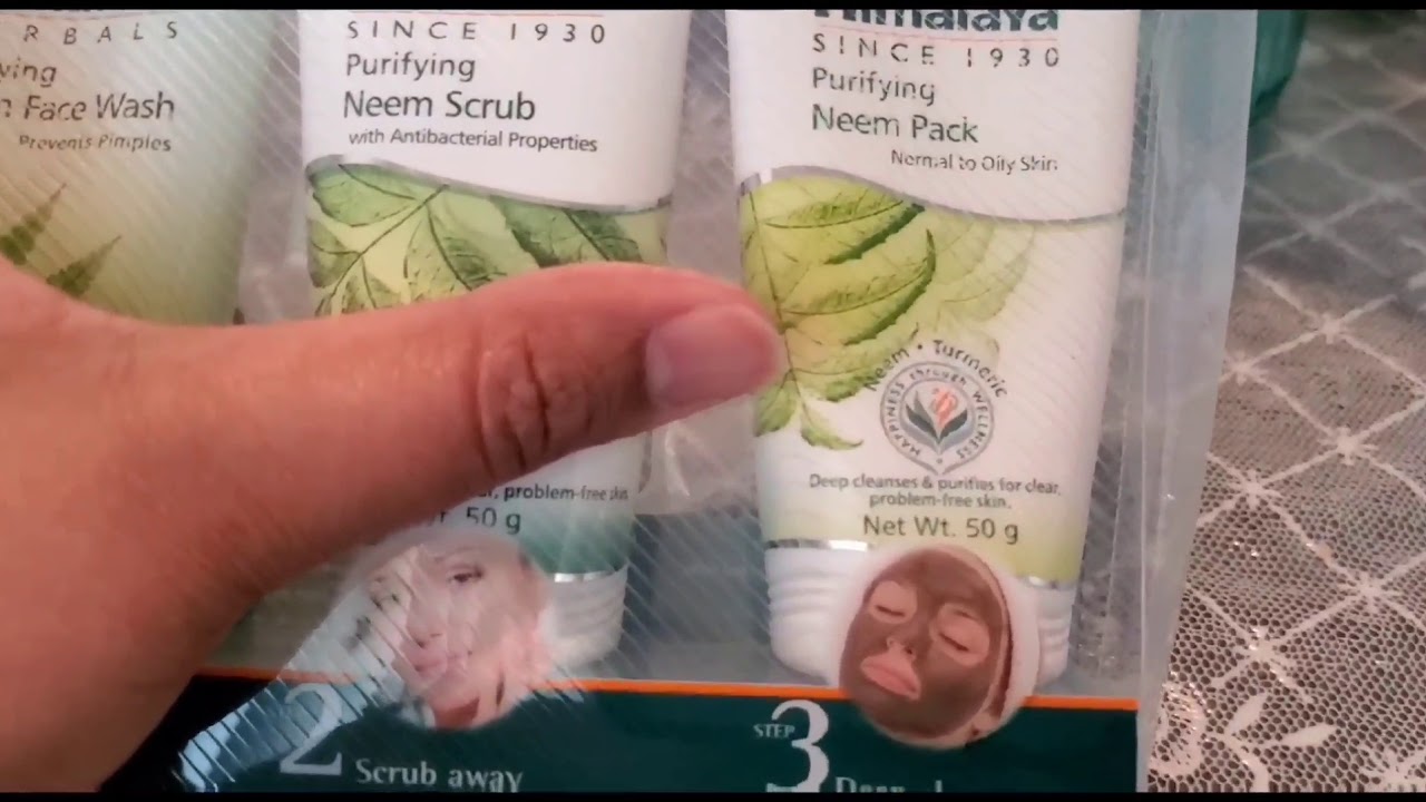 Himalaya Herbal Skincare Products for Acne YouTube