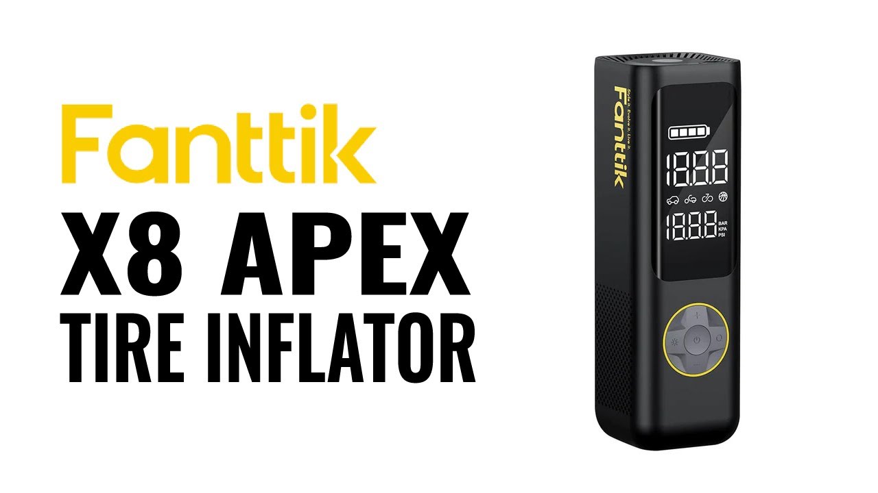 Fanttik X8 Apex Tire Inflator An Ultra Compact, LithiumPowered