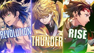 [Switching Vocals] - Revolution x Thunder x Rise | The Score, Imagine Dragons, League of Legends