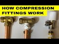 HOW COMPRESSION FITTINGS WORK - Joining Copper Pipes and MLCP Blansol Plumbing
