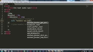 Belajar PHP #7 IF ELSE