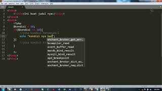 Belajar PHP #7 IF ELSE