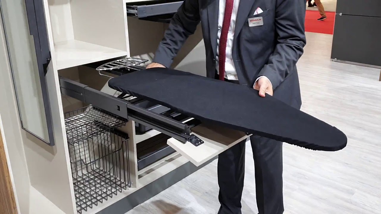 Tabla de Planchar Integrada en Vestier - YouTube