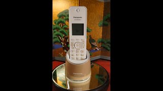 パナソニック　コードレス電話機（充電台付親機および子機1台） VE-GDS02DL-T　Panasonic Cordless phone