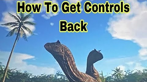 How to fix your control settings being messed up in the isle evrima