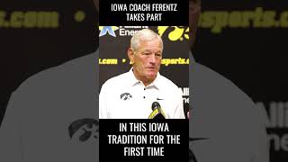 Hawkeye Coach Finally Does Famous Iowa Football Tradition
