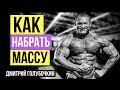 Дмитрий Голубочкин: Как набрать массу максимально быстро? Интервью для Александра Линченко