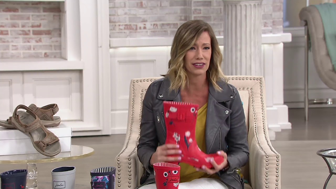 Joules Mid Rain Boots - Molly Welly on QVC - YouTube