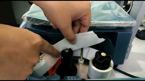 Steps How to Install Barcode Label on RONGTA & ASHICA RLS1000 & RLS1100 Weighing Scales