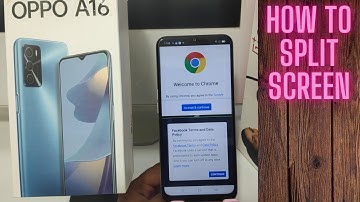 How to Set Split  Screen in OPPO A16| How to use split screen in oppo a16