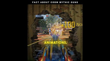 Fact About CODM Mythic Guns...🤯