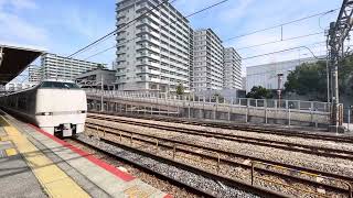 JR西日本289系特急こうのとり新大阪行き塚口駅通過