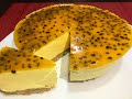 Cheesecake de Maracuyá sin horno, sin molde ☆ no deje de disfrutar esta delicia☆