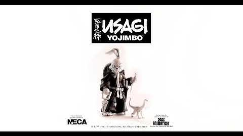 NECA’s Usagi Yojimbo B&W action figure STOPMOTION