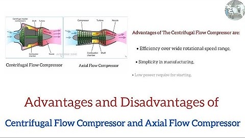 Advantages and Disadvantages of Centrifugal Flow and Axial Flow Compressor | Types of compressor