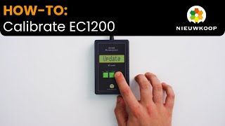 EC meter - How to Calibrate the EC1200 | Nieuwkoop