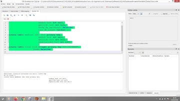 Tutorial para Crear y Tablas y relaciones en SQLite DataBrowser
