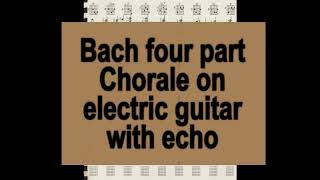 J.S. Bach, 4-part Chorale
