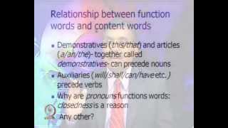 Mod-01 Lec-15 PoS Tagging; Accuracy Measurement; Word categories