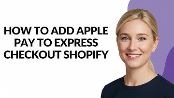 HOW TO ADD APPLE PAY TO EXPRESS CHECKOUT SHOPIFY - Julia