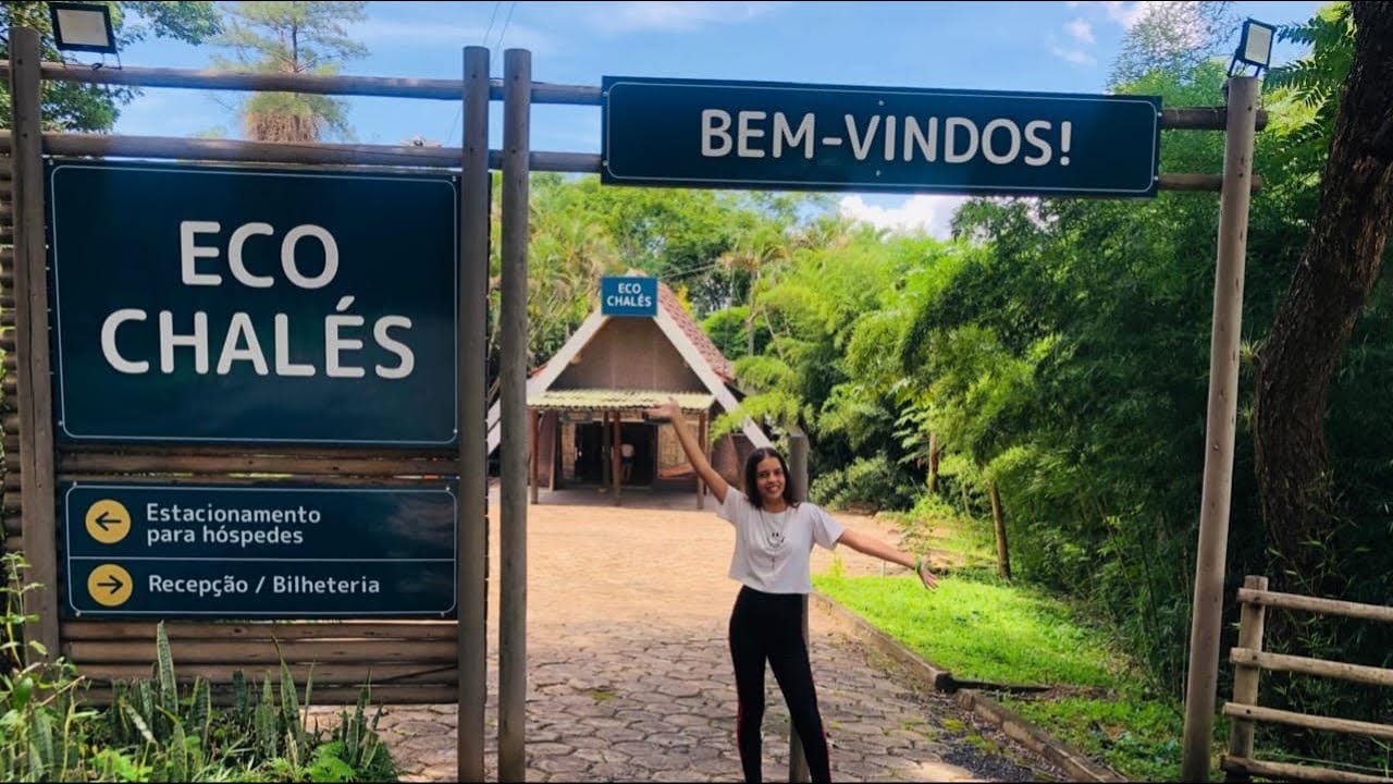 CONHECI O ECO CHALÉS NO RIO QUENTE (GO) #rioquente #viagem #vlog #parquedasfontes