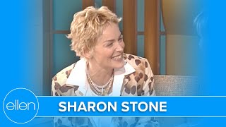 Sharon Stone Talks About Being In Bed With Ellen