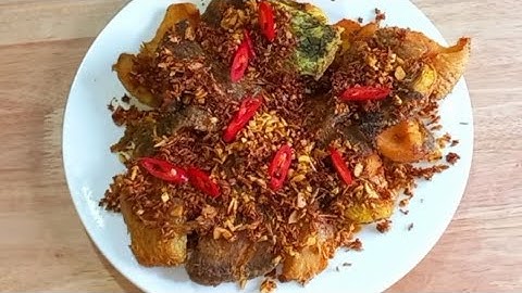 Cá Lóc chiên xả ớt_cá muối sư