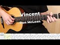 Vincent - Don McLean | Fingerstyle Guitar Cover / Play-Along + Tab
