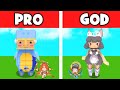 MiniWorld Noob vs PRO vs GOD model restoration Animation