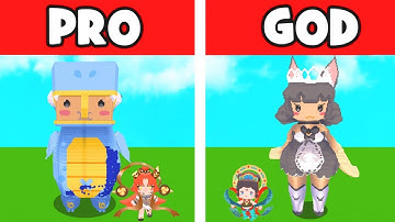 MiniWorld Noob vs PRO vs GOD model restoration Animation