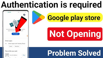 Google play store not working problem solution | Play store authentication is required problem