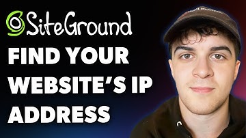How to Find Your Website’s Ip Address on Siteground (Full 2025 Guide)