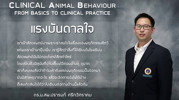 ดร น สพ ปรารมภ์ ศรีภวัศราคม ตอน "มารู้จักอาจารย์เอก"