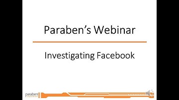 Investigating Facebook with the E3 Forensic Platform