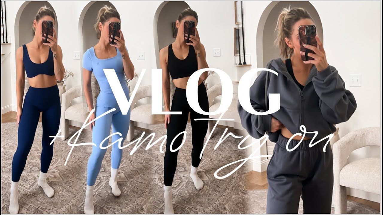 VLOG  Kamo Fitness Try On, Life Update & More 