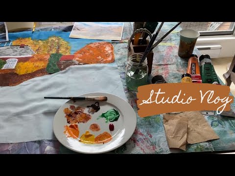 Studio Vlog | June 2023 | Looking for Rhythm in Art Making