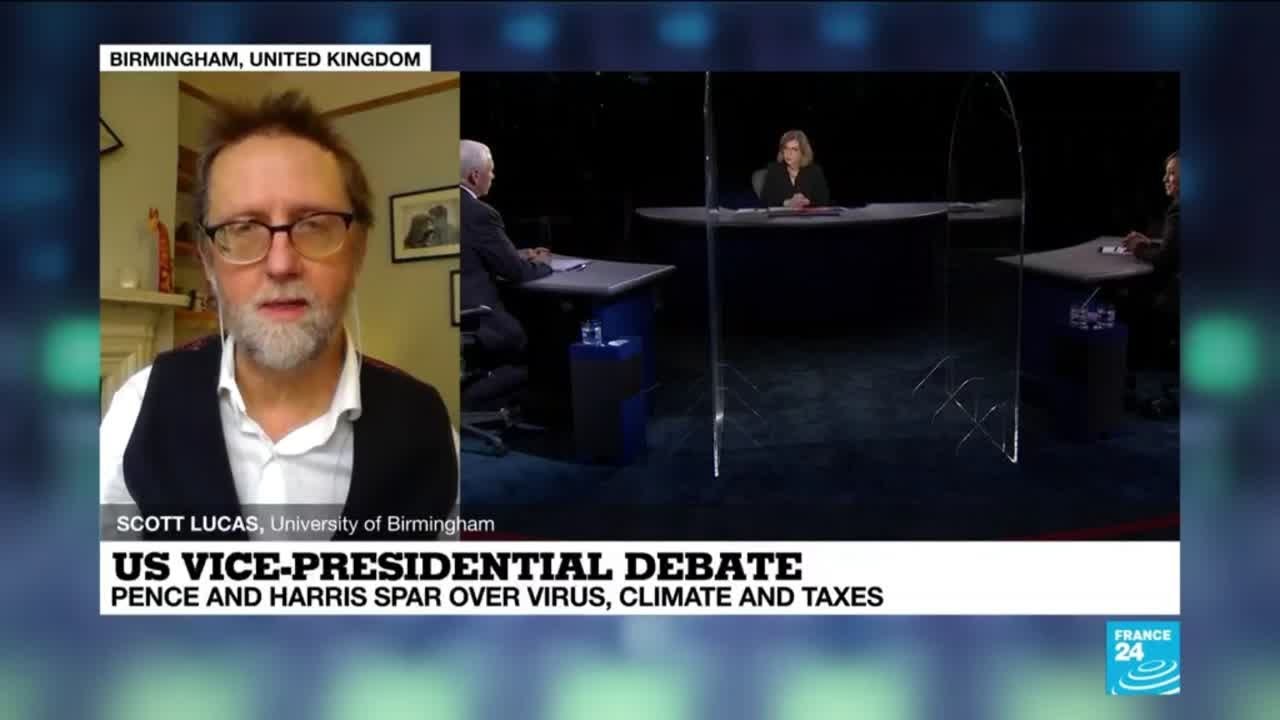 US Vice-presidential debate: Pence and Harris spar over virus, climate ...
