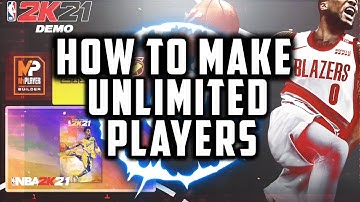 HOW TO RESTART THE NBA 2K21 DEMO & MAKE UNLIMITED PLAYERS TO FIND BEST BUILDS.. PATCHED SMH 🤦🏾‍♂️