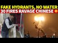 Black January: Fake Fire Hydrants Had No Water, 30 Major Fires Devastated the Chinese