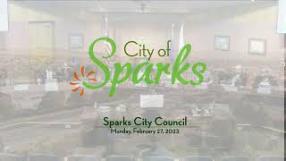 Sparks City Council | February 27, 2023