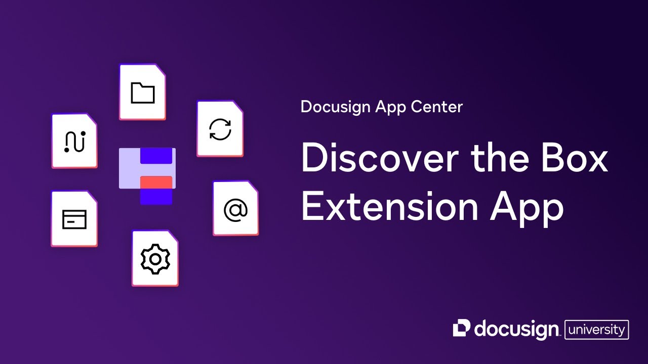 Docusign App Center: Discover the Box Extension App