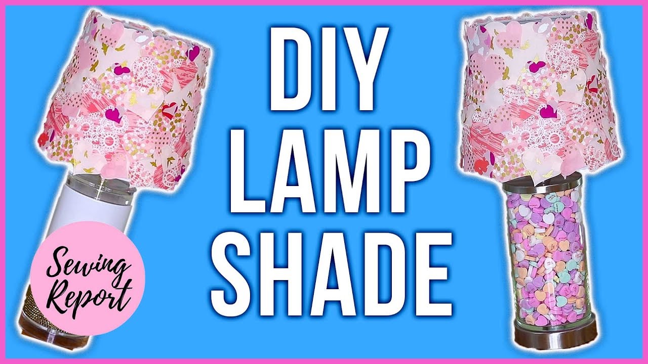 DIY Fabric Lampshade FT Terial Magic ✂️ EASY CRAFT PROJECT