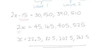 Further trig equations: Lesson 5 Engineering Maths 1