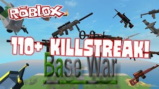 ROBLOX: Base Wars - 110+ Killstreak!