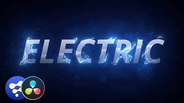 Super FAST Electric Text | Davinci Resolve Tutorial